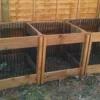 1150 Litre Blackdown Range Triple Leaf Mould Wooden Composter -CHARA Garden Shop 1150 blackdown range triple leaf mould wooden composter 1 jpg
