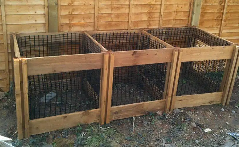 1150 Litre Blackdown Range Triple Leaf Mould Wooden Composter 2 1150 Litre Blackdown Range Triple Leaf Mould Wooden Composter