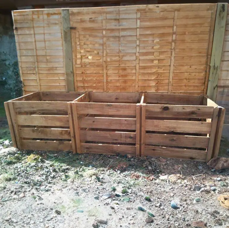 1900 Litre Blackdown Range Triple Slotted Wooden Composter 3 1900 Litre Blackdown Range Triple Slotted Wooden Composter