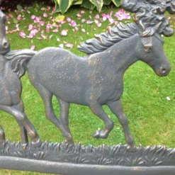 100% Cast Iron Garden Bench With Horses And Tree 9 100% Cast Iron Garden Bench With Horses And Tree -CHARA Garden Shop 191329 3 jpg