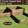 1m Wide 3 Tiered Corner Raised Bed - Blackdown Range -CHARA Garden Shop 1m wide 3 tiered corner raised bed blackdown range 1 1 1 jpg