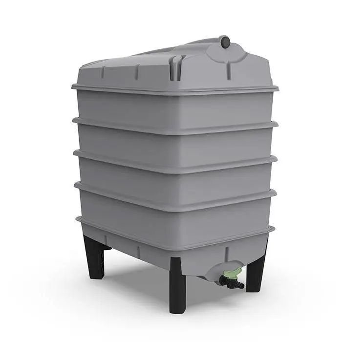 Stone Grey Tiger Wormery - 4 Tray 3 Stone Grey Tiger Wormery - 4 Tray