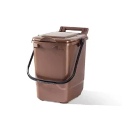 23ltr Brown Kitchen Caddy -CHARA Garden Shop 23ltr curbside caddy brown jpg