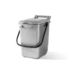 23ltr Silver Grey Kitchen Caddy -CHARA Garden Shop 23ltr curbside caddy silver jpg
