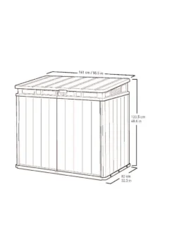 Keter Elite Storage Box Duotech -CHARA Garden Shop 244762 18 jpg