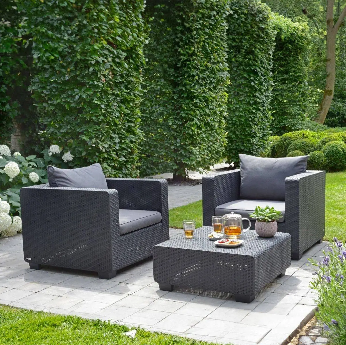 Keter Salta Balcony Set - Grey 3 Keter Salta Balcony Set - Grey