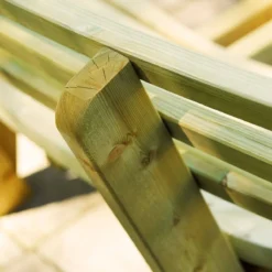 Swedish Redwood Circular Picnic Bench With Backrests -CHARA Garden Shop 253023 01 06 jpg