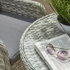 Wroxham Rattan Effect Bistro Set - Grey -CHARA Garden Shop 26000 2 jpg