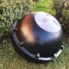 315L CompoSphere Rollable Tumbler Composter Black -CHARA Garden Shop 2 pic side jpg