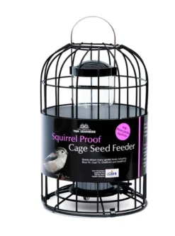 Tom Chambers Squirrel Proof Cage Seed Feeder