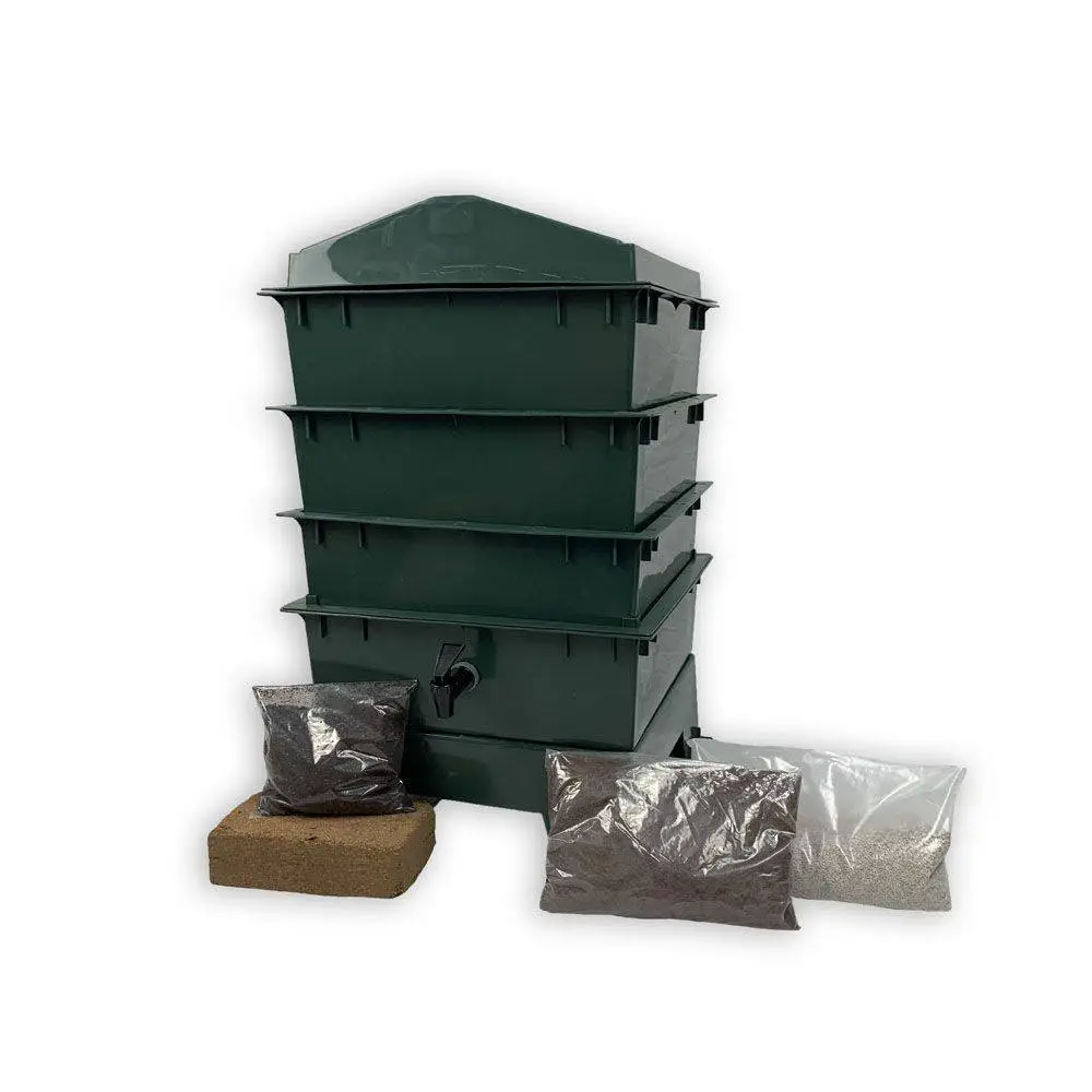 3 Tray Standard Tiger Wormery Green 4 3 Tray Standard Tiger Wormery Green - Image 2