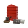 3 Tray Standard Tiger Rainbow Wormery Electric Red -CHARA Garden Shop 3t red standard jpg