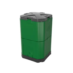 400 Litre Aerobin Hot Composter - Brunswick Green With Leachate Hose Extension Kit -CHARA Garden Shop 437463 png