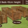 45cm High Double Raised Beds - Blackdown Range - 50cm Wide -CHARA Garden Shop 45cm high double raised beds blackdown range 1 1 1 1 jpg