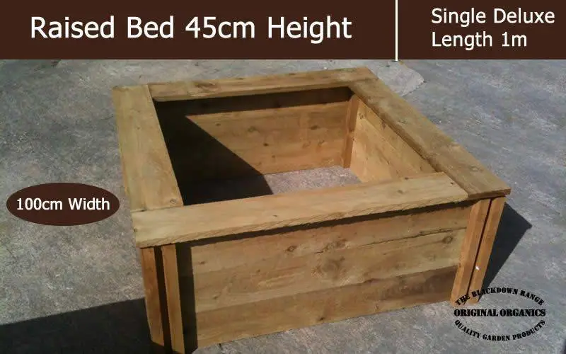 45cm High Single Deluxe Raised Bed - Blackdown Range 4 45cm High Single Deluxe Raised Bed - Blackdown Range - Image 2