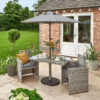 Wensum Bistro Table & Chair Set - Grey -CHARA Garden Shop 46017 1 1 jpg
