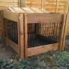 600 Litre Blackdown Range Single Leaf Mould Wooden Composter With Lid -CHARA Garden Shop 600 blackdown range single leaf mould wooden composter with lid 1 jpg