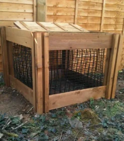600 Litre Blackdown Range Single Leaf Mould Wooden Composter With Lid