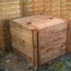600 Blackdown Range Single Standard Wooden Composter With Lid -CHARA Garden Shop 600 blackdown range single standard wooden composter with lid 1 jpg