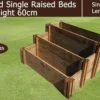 60cm High 3 Tiered Single Raised Beds - Blackdown Range - 50cm Wide -CHARA Garden Shop 60cm high 3 tiered single raised beds blackdown range 1 1 1 1 jpg