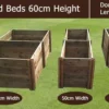 60cm High Double Raised Beds - Blackdown Range - 100cm Wide 2 60cm High Double Raised Beds - Blackdown Range - 100cm Wide -CHARA Garden Shop 60cm high double raised beds blackdown range 1 1 2 1 jpg