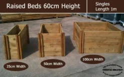 60cm High Single Raised Beds - Blackdown Range - 50cm Wide 5 60cm High Single Raised Beds - Blackdown Range - 50cm Wide -CHARA Garden Shop 60cm high single raised beds blackdown range 2 1 1 1 jpg