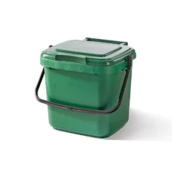 Recycled Plastic 7ltr Green Kitchen Caddy -CHARA Garden Shop 7lt jpg