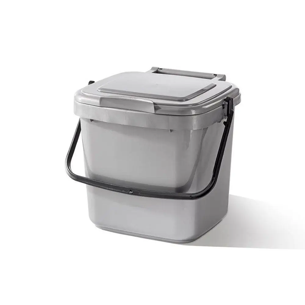 Recycled Plastic 7ltr Silver Grey Kitchen Caddy 4 Recycled Plastic 7ltr Silver Grey Kitchen Caddy - Image 2