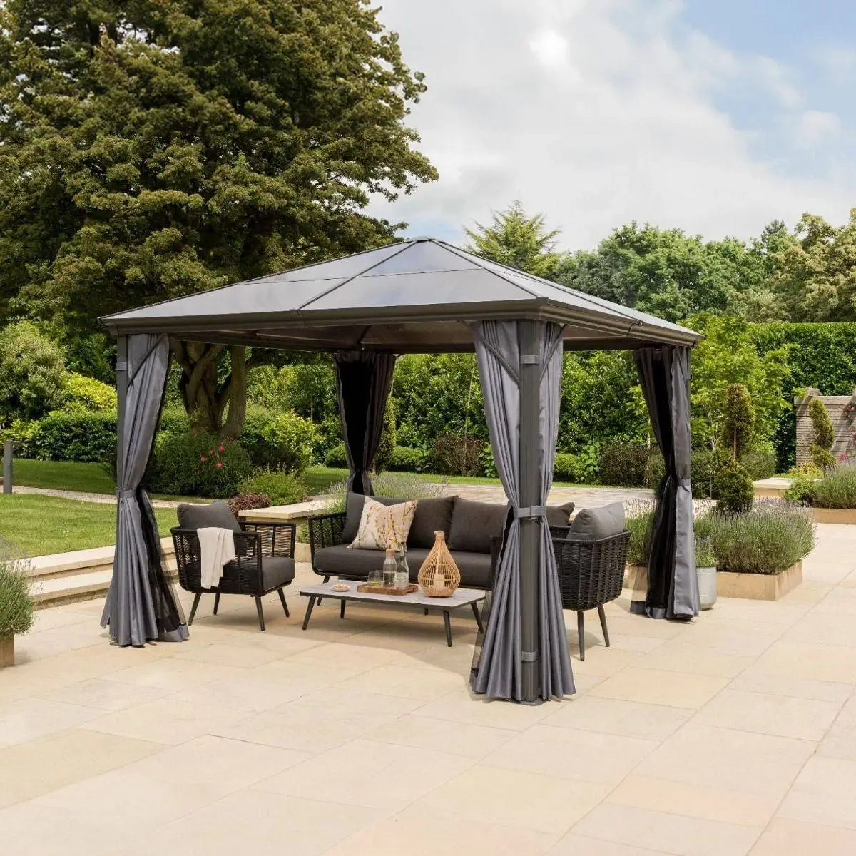 3 X 3m Runcton Polycarbonate Gazebo 3 3 X 3m Runcton Polycarbonate Gazebo