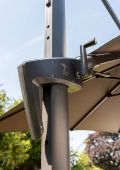 3 X 3m Royce Executive Cantilever Parasol - Taupe -CHARA Garden Shop 87420 5 jpg