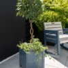 Florenity Galaxy Square Planter - Grey