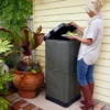200 Litre GREY Aerobin Hot Composter With Leachate Hose Extension Kit -CHARA Garden Shop aerobin grey jpg