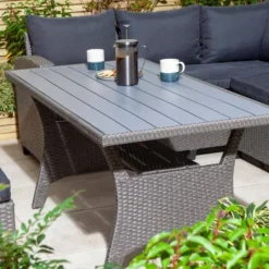 8 Seater Rowlinson Albany Corner Outdoor Dining Set – Grey -CHARA Garden Shop albanycornerset grey 03 jpg