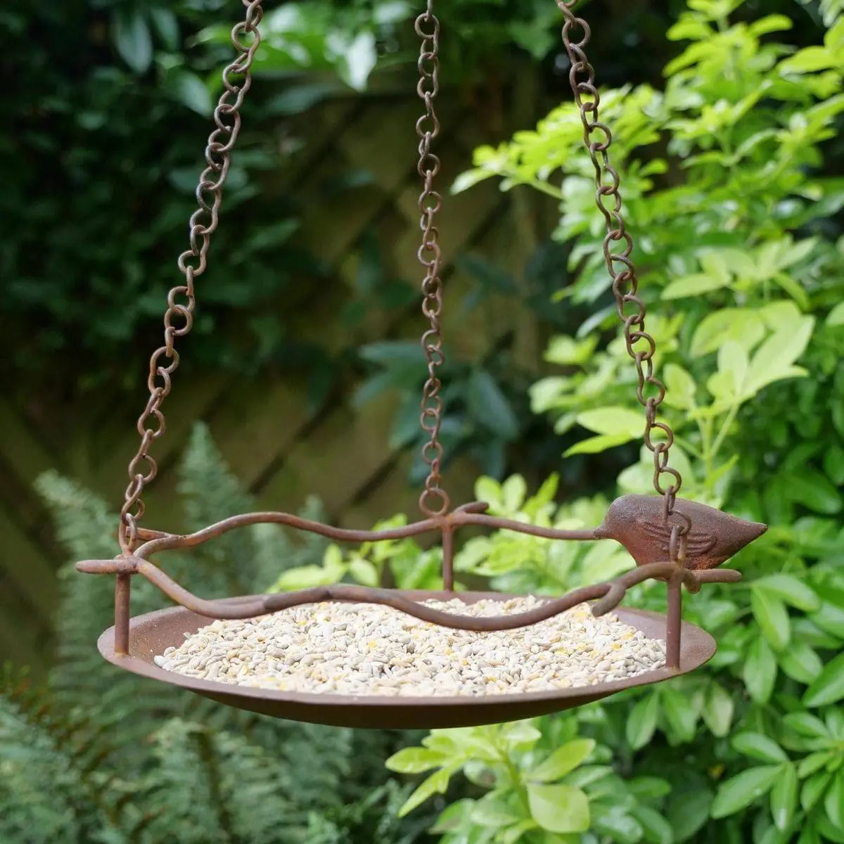 Antique Hanging Bird Feeder 3 Antique Hanging Bird Feeder