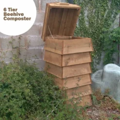 Blackdown Beehive Wooden Composter - 6 Tier - Pre Built -CHARA Garden Shop blackdown beehive wooden composter 7 4 1 1 jpg