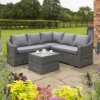 Rowlinson Bunbury Rattan Corner Set In Grey -CHARA Garden Shop bungwcor bunburycornersetgrey 01 jpg
