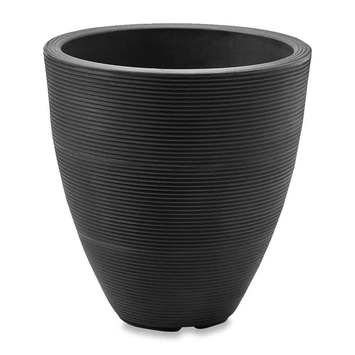 Delano 16 Tall Planter In Caviar Black 3 Delano 16 Tall Planter In Caviar Black