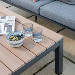 5 Seater Easton Garden Lounge Set In Dark Grey 9 5 Seater Easton Garden Lounge Set In Dark Grey -CHARA Garden Shop easton 4 pcs lounge set cameo jpg