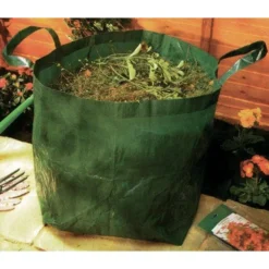 200 Litre Aerobin Hot Composter - Brunswick Green With Leachate Hose Extension Kit -CHARA Garden Shop garden bag large jpg