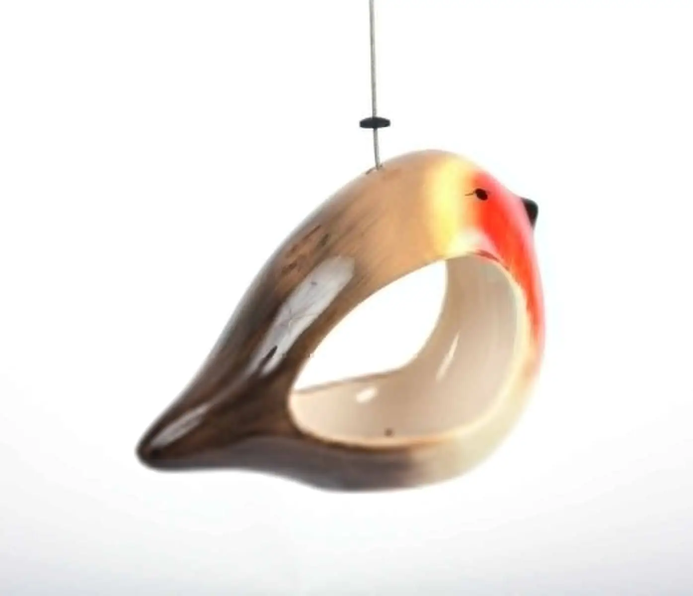 Ceramic Robin Bird Feeder 8 Ceramic Robin Bird Feeder - Image 6