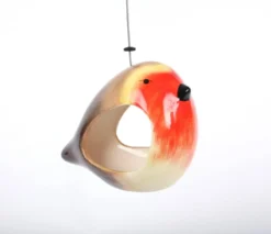 Ceramic Robin Bird Feeder 11 Ceramic Robin Bird Feeder -CHARA Garden Shop img 5444 jpg