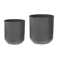 Hudson Corrugated Planters -CHARA Garden Shop ivl hscps2nesta jpg