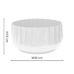 Hudson Corrugated Planters -CHARA Garden Shop ivl hwcbp30a 3 jpg