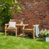 Hardwood Kingsbury Love Seat Bench -CHARA Garden Shop kingsbury love seat 01 jpg
