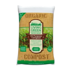 Living Green Worm Compost 100% Organic Vermicompost 40L Bag -CHARA Garden Shop living green all purpose bag 500x500 png