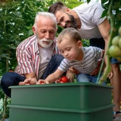 Green Tiger Wormery - 3 Tray -CHARA Garden Shop new tiger wormery original organics green 1 jpg