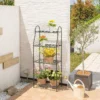 4 Tier Plant Stand 1 4 Tier Plant Stand -CHARA Garden Shop pls 04w life 1 jpg