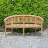 San Francisco Teak Garden Bench -CHARA Garden Shop reclaimed teak banana bench jpg
