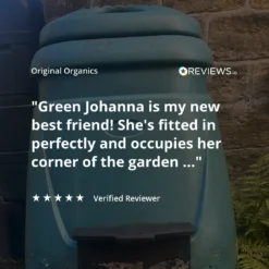Recycled Plastic 330L Johanna Hot Composter - Green -CHARA Garden Shop reviews.io social proof image 2 jpg