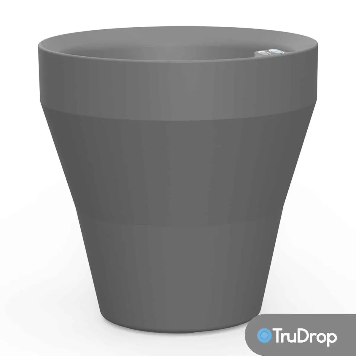 TruDrop Rim 26" Self Watering Planter In Slate Grey 3 TruDrop Rim 26" Self Watering Planter In Slate Grey